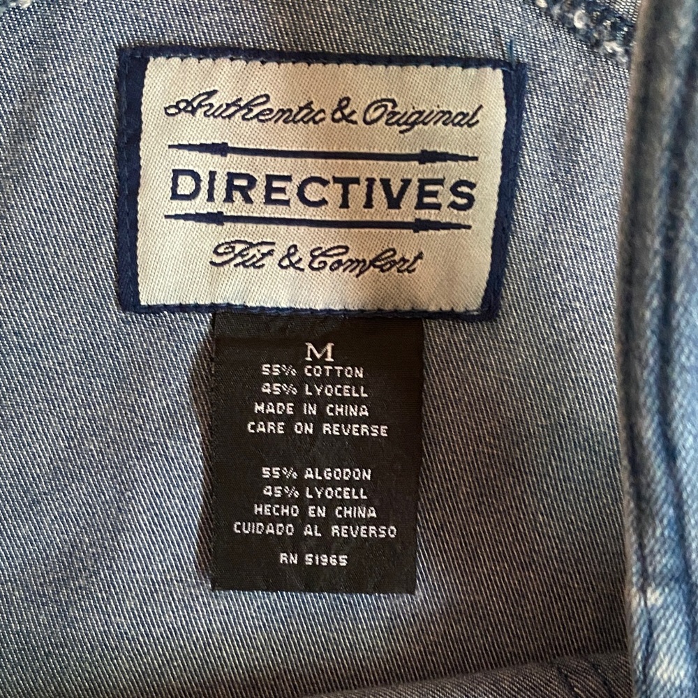 DIRECTIVES Casual Blue Denim Overall Dress - Picture 8 of 8